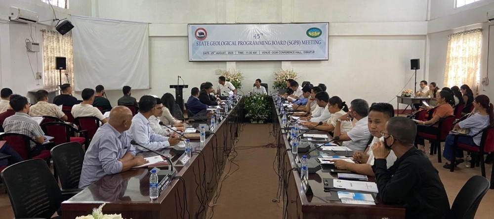 Delegates at the 45th State Geological Board Meeting organised by the Department of Geology and Mining in Dimapur on August 29. (Morung Photo)
